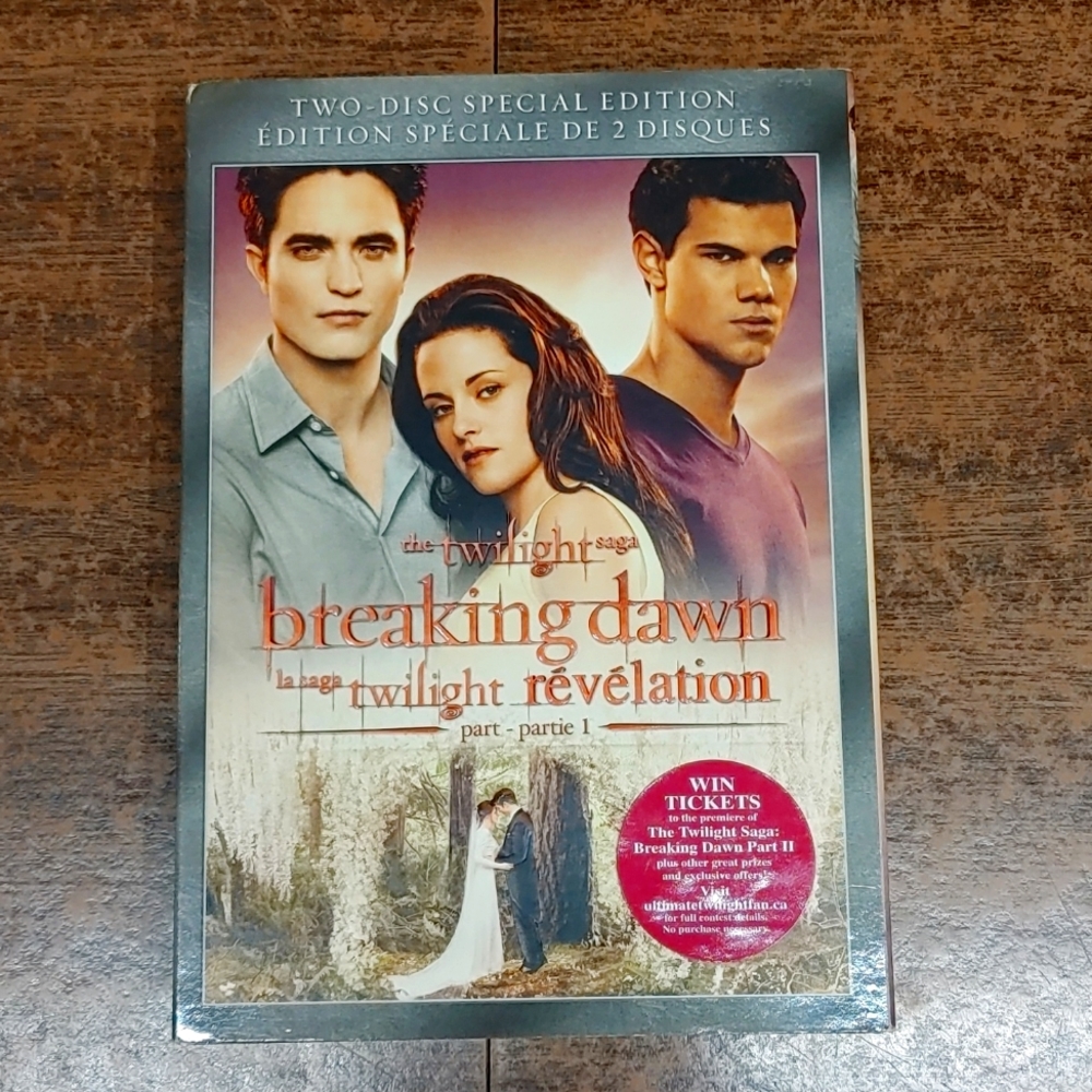 The twilight saga breaking dawn DVD new unopened
